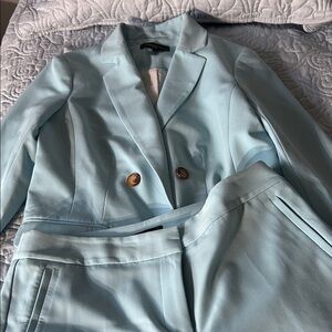 Talbots Light Blue Blazer and Suit Jacket
